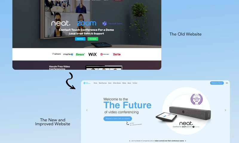 TOYBER - Touch Conference Web Design