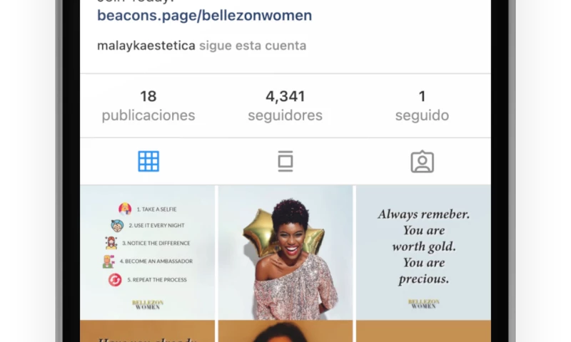 Gartin Media - Bellezon Woman Instagram