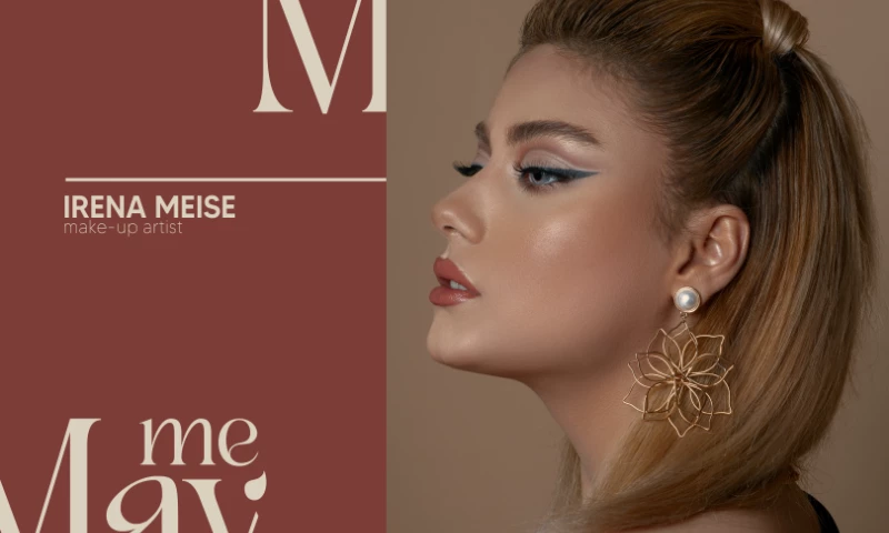 ANV DESIGN - me May Make-up artist Brand design