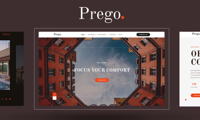 UPQODE - Prego - Single Property WordPress Theme