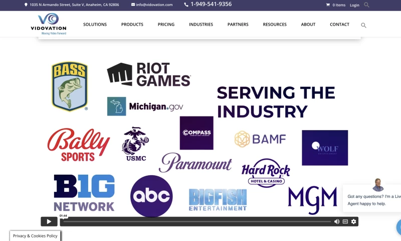 Outreach Digital Marketing - Online Marketing For an Emmy Award Winning Broadcasting Component Company