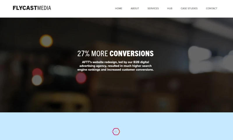 Flycast Media - Significantly Increased Conversion Rate, More Leads Into Sales With A Website Redesign
