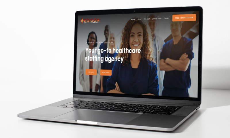 Krypt Digital - Edison Health Services Website