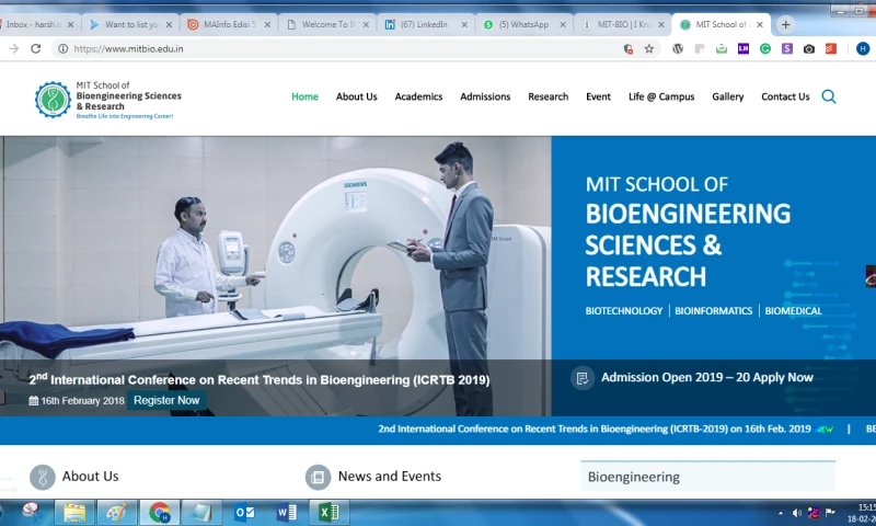 Web-Design for MIT BIO