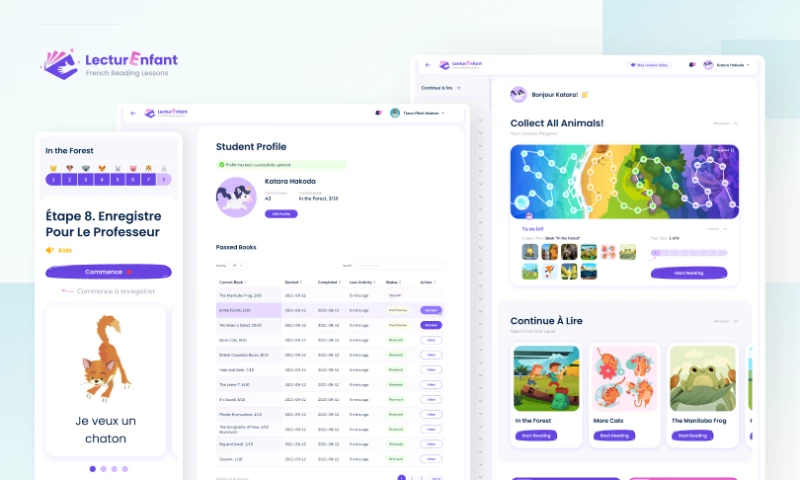 Lecture Enfant Learning platform for kids