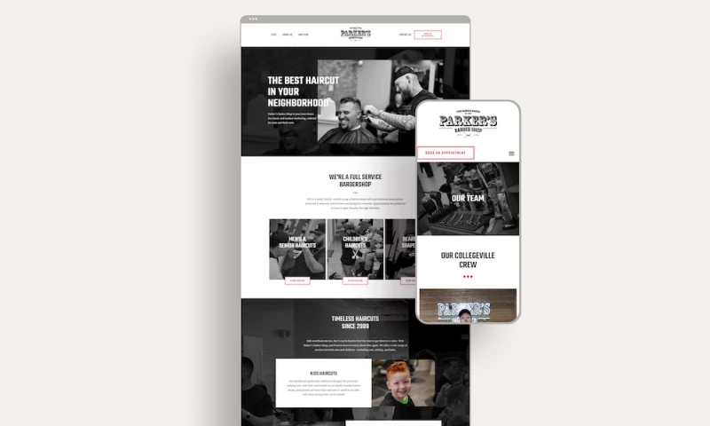 Brick House Design - Parker's Barbershop