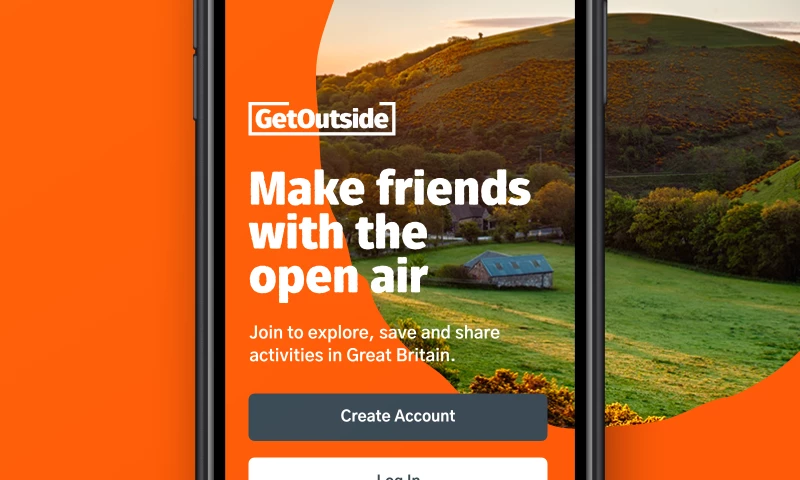 GetOutside mobile UX design and development