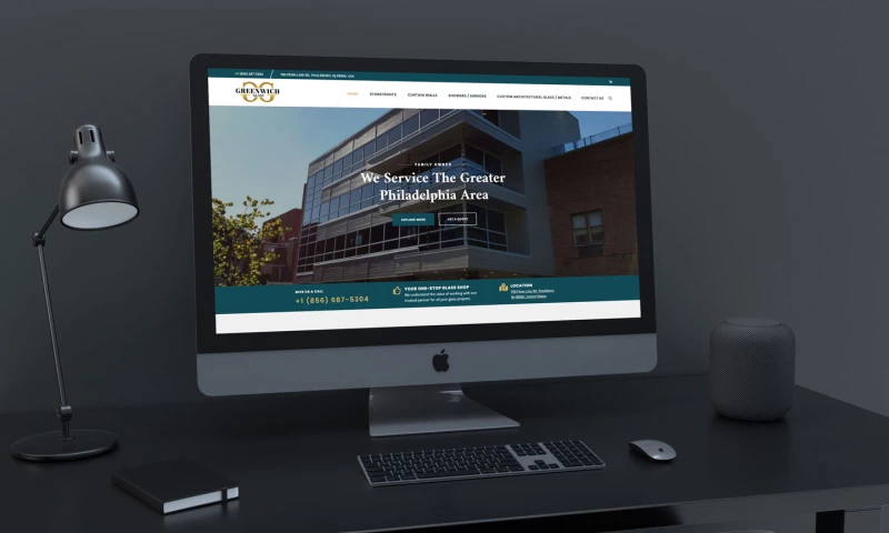 South Jersey Web Design - Greenwich Glass