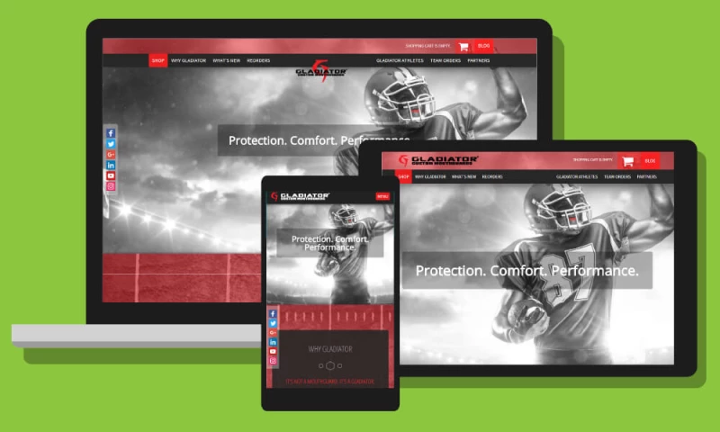 Mad Icarus - Gladiator Guards website rebuild