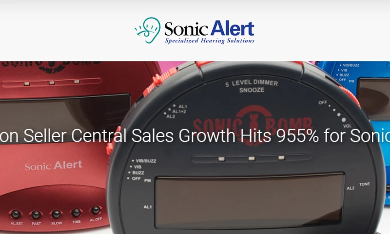 Amazon Seller Central Sales Growth Hits 955% for Sonic Alert