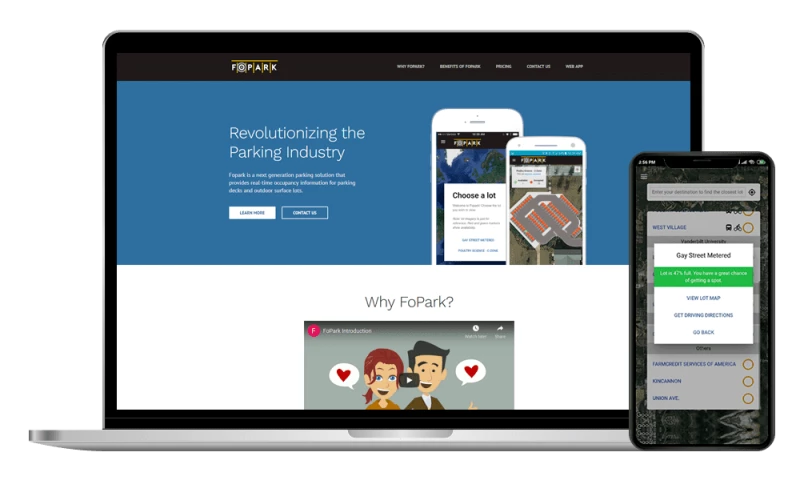 Technoduce Info Solutions - Smart Parking Management Application with Machine Learning