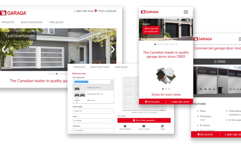 Symetris - Garaga | Brand Image Management Across 200+ Websites