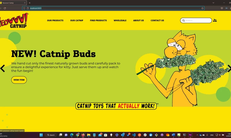 eTelshop America - Yeowww Catnip Development