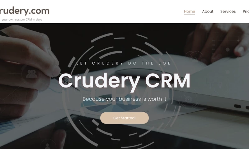 Crudery WebSite