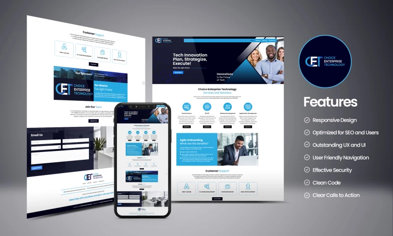 Web Design & Development for Data Solutions Provider