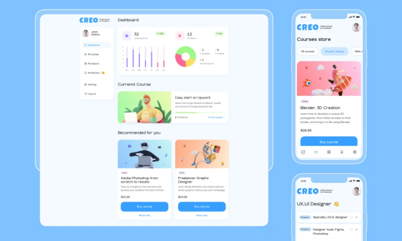 Goodface - LMS platform for online education