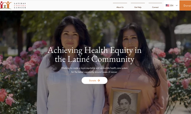 Storypages Agency - Latinas Contra Cancer Modern Website