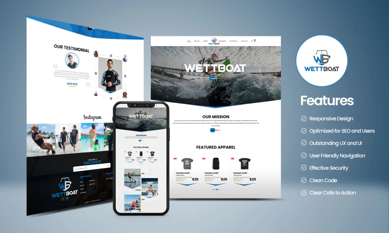Website Design & Development for eCommerce Company