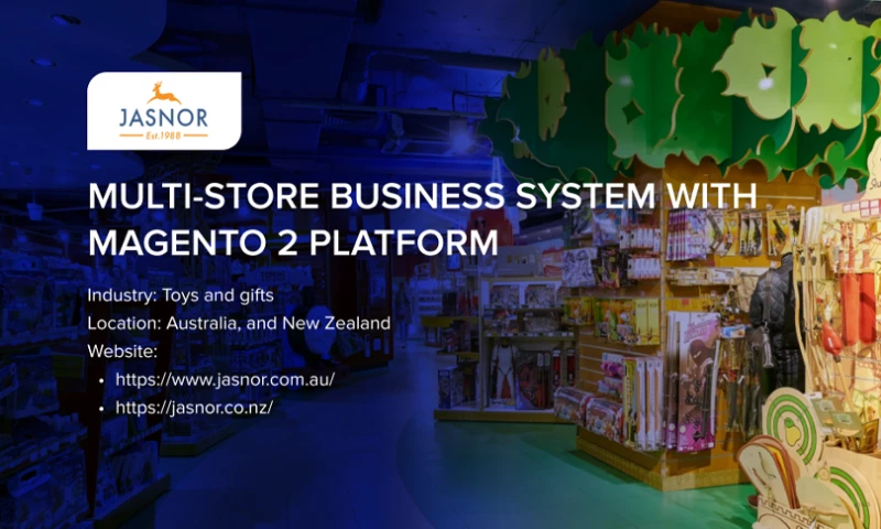 Multi-store business system with Magento 2 platform