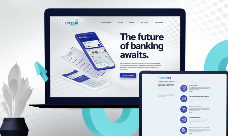 EuroART93 - Fintense, Web Design