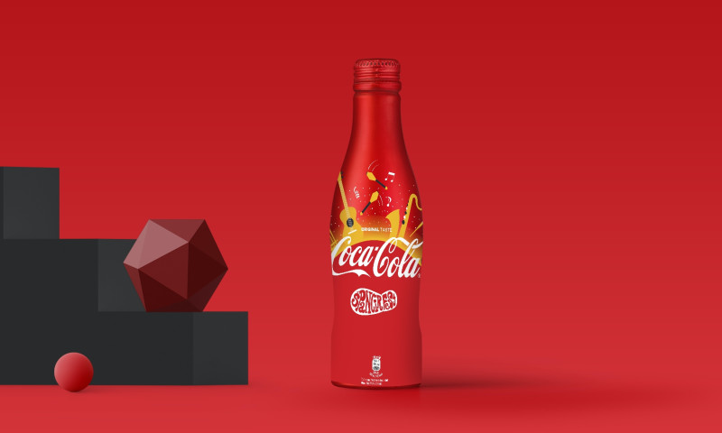 EuroART93 - Coca-Cola, Festival Bottle Rebranding