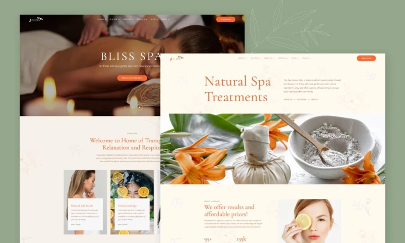 wcopilot - Bliss - SPA, Massage and Wellness Treatments Webflow Template