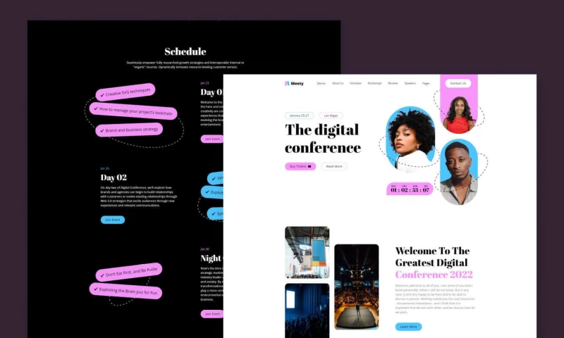 wcopilot - Meety - Conference and Event Webflow Template