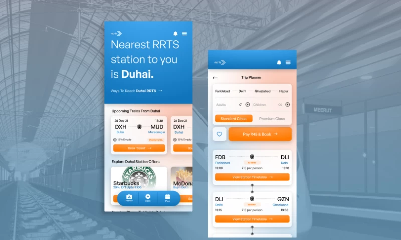 Two Words Design - Interface Design for RRTS Delhi