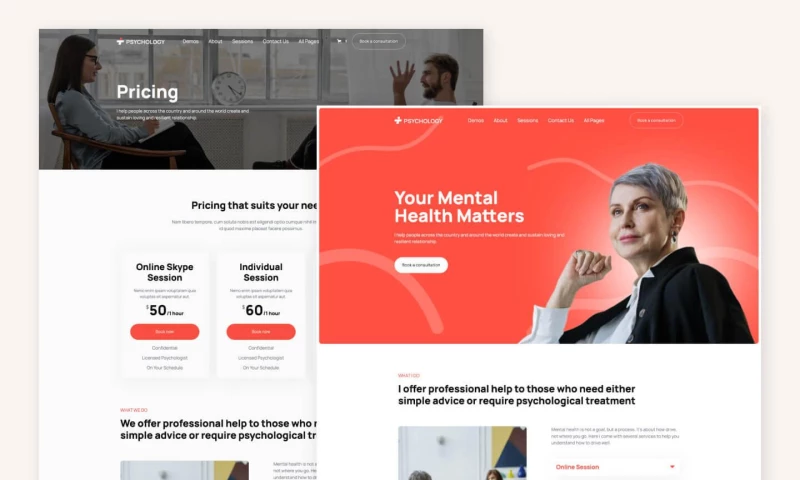 wcopilot - Psychology - Psychology and Counseling Webflow Template