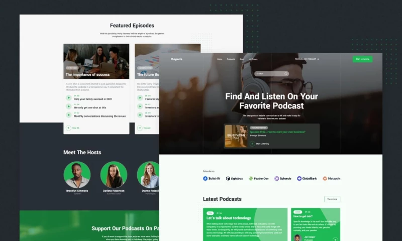 wcopilot - ThePods - Podcast Website Template