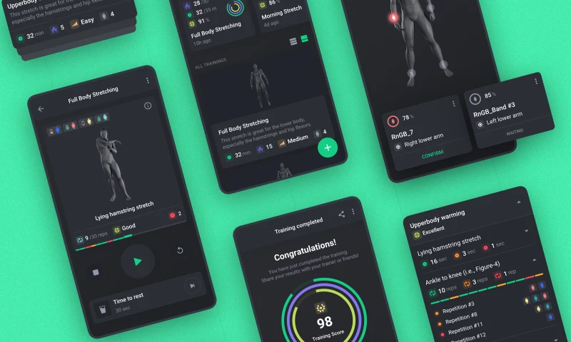 Unravel S.A. - Fit Band Concept - Mobile App