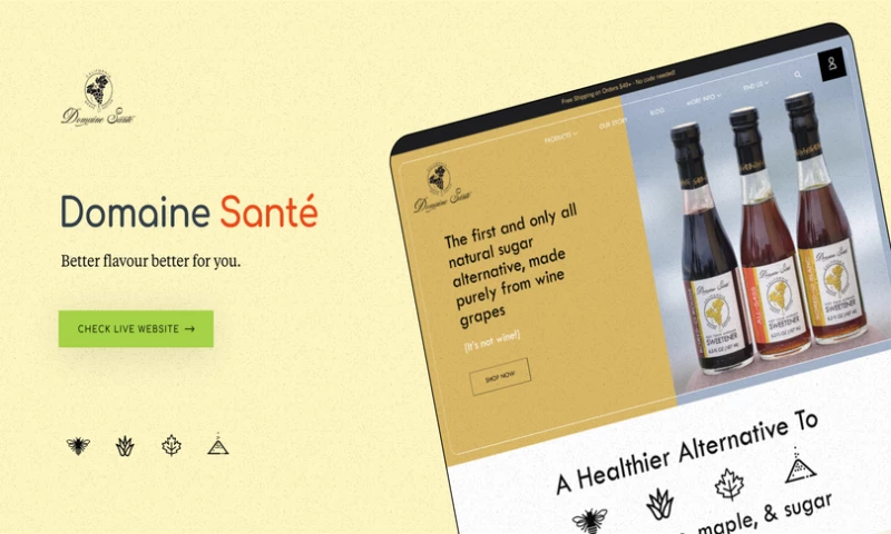 We have designed & developed their website on Shopify