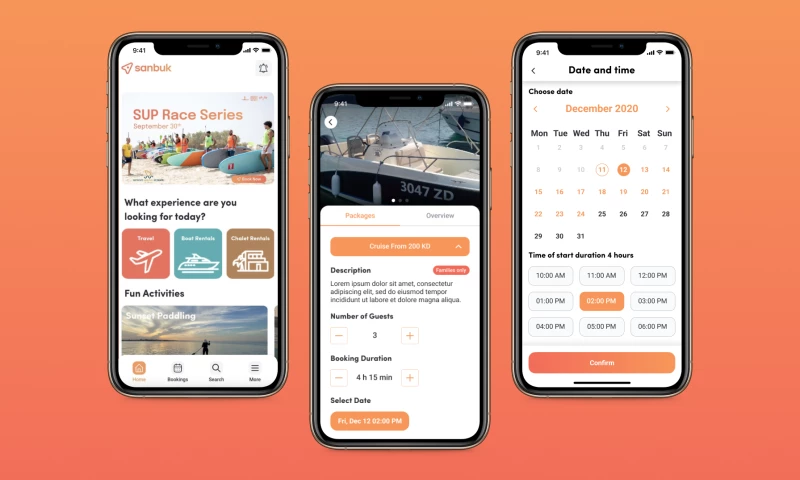 Mobindustry - Sanbuk - Adventure and experience booking app
