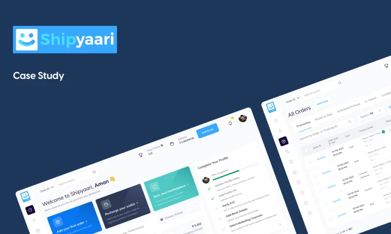 Web App Design for Shipyaari
