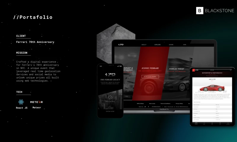 Ferrari NYC 70th Anniversary