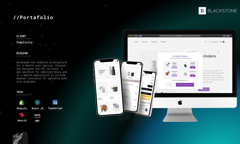 Blackstone Studio - Simplicity Commerce Apps