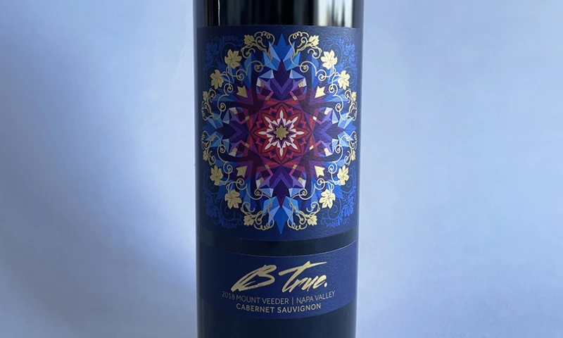 Dust Cloud Design - Be True Wine Label