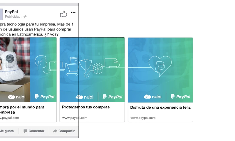 Filez - Facebook Carousel Design for PayPal