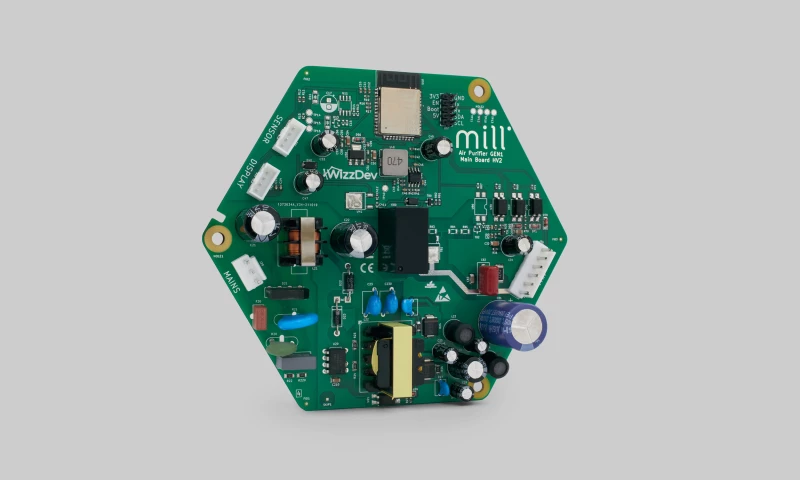 WizzDev - Motor controller PCB board for IoT Home Appliance