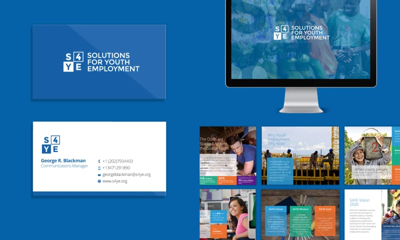 Branding collateral for The World Bank