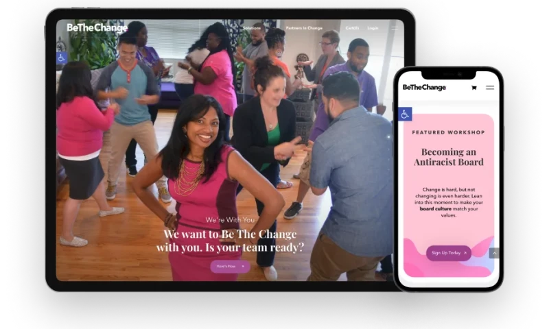 Rocketship - Be The Change E-commerce Website Redesign