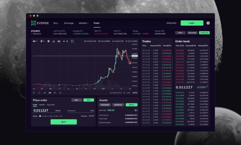 Everse - Crypto Currency Dashboard