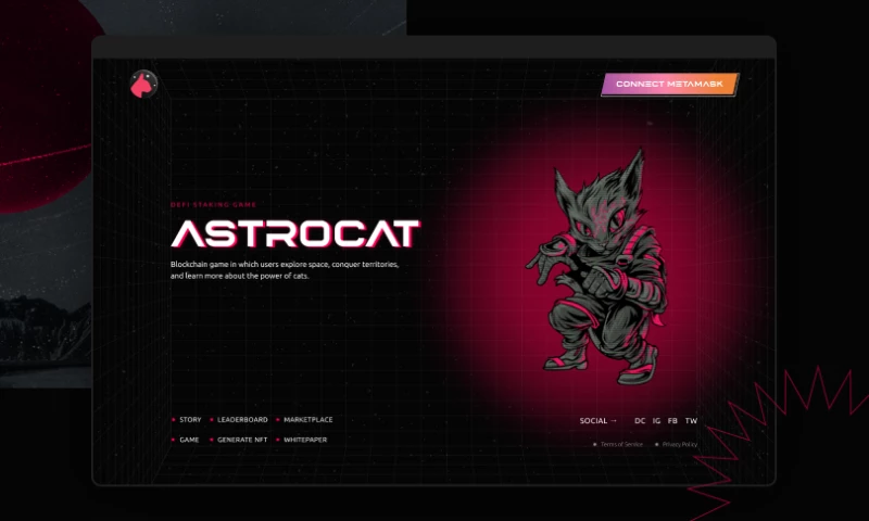 IDEALOGIC - Astrocat - Blockchain Game