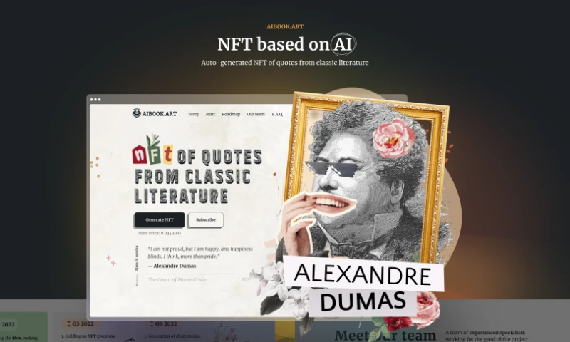 AIBook - NFTs based on AI