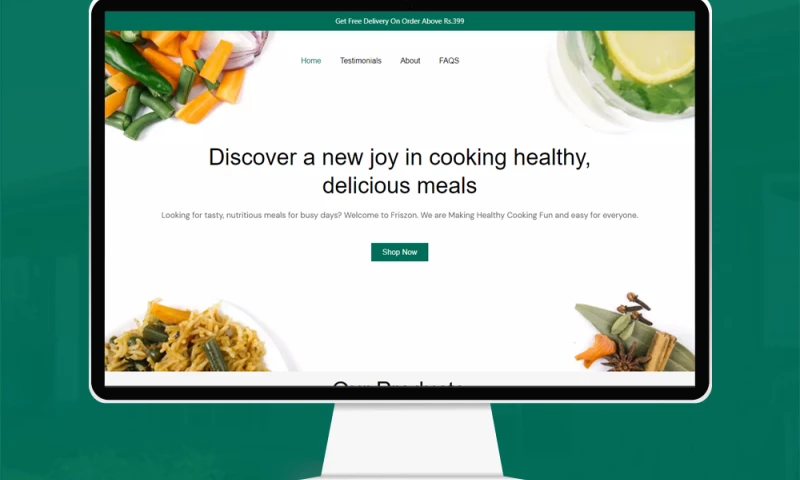 Friszon Grocery Website Development