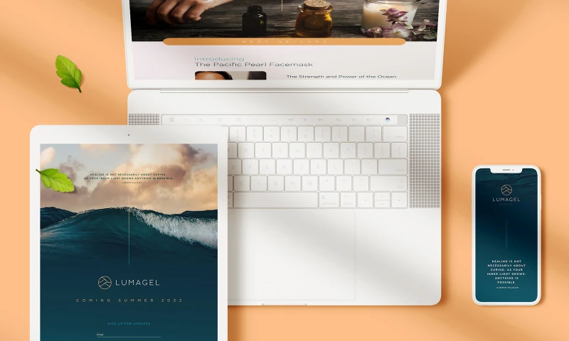 Designed.co - Lumagel - Website Design