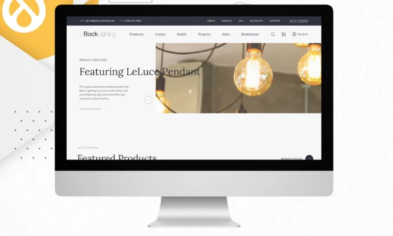 E-Commerce Development for BockLighting