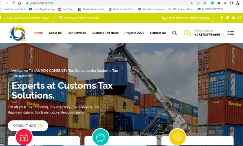 Netlit Digital Marketing Kenya - Janron Consult Website Design