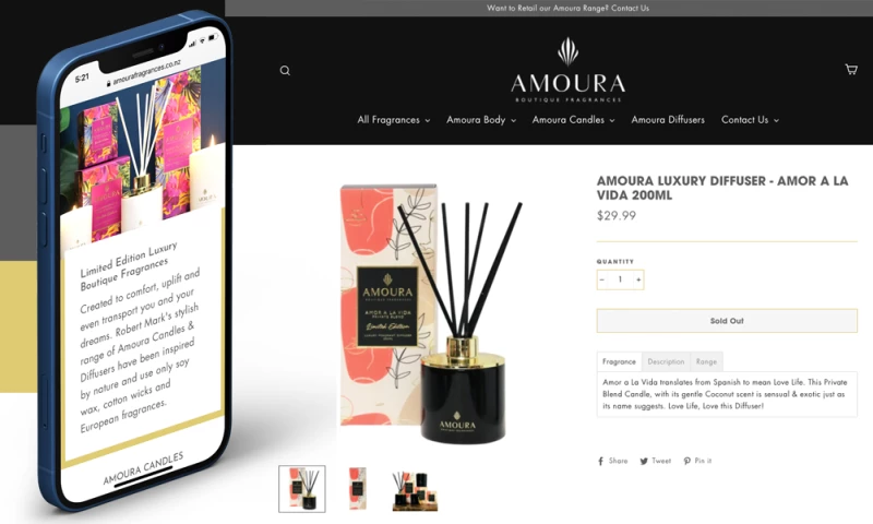 AMOURA BOUTIQUE FRAGRANCES