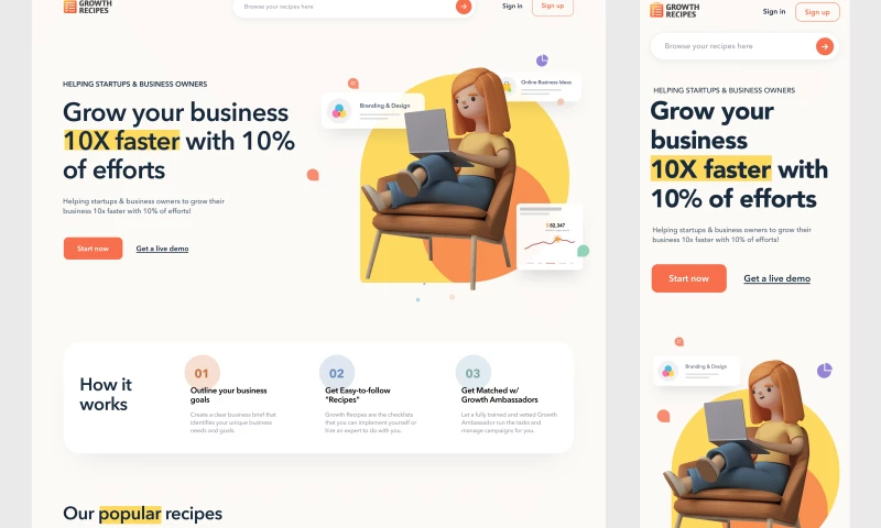 Aufait UX - Growth Recipes